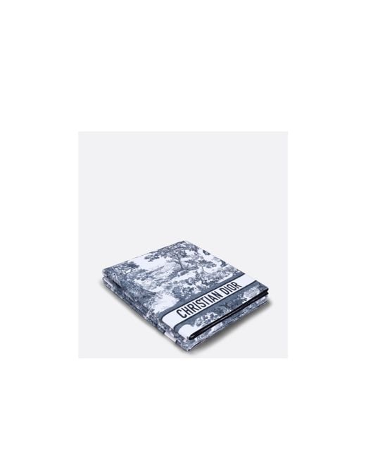Dior Blue Iviera Toile De Jouy Sauvage Beach Towel