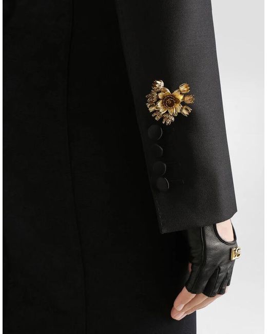 Dolce & Gabbana Black Long-Sleeved Jacket