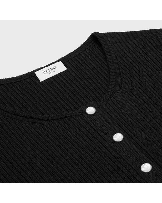 Céline Black Cardigan