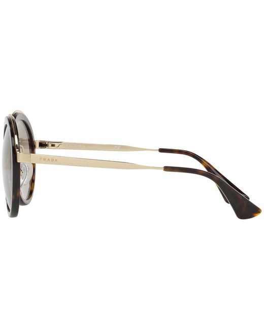 Prada Metallic Logo Sunglasses