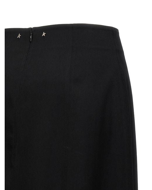 Golden Goose Deluxe Brand Black Midi Skirt