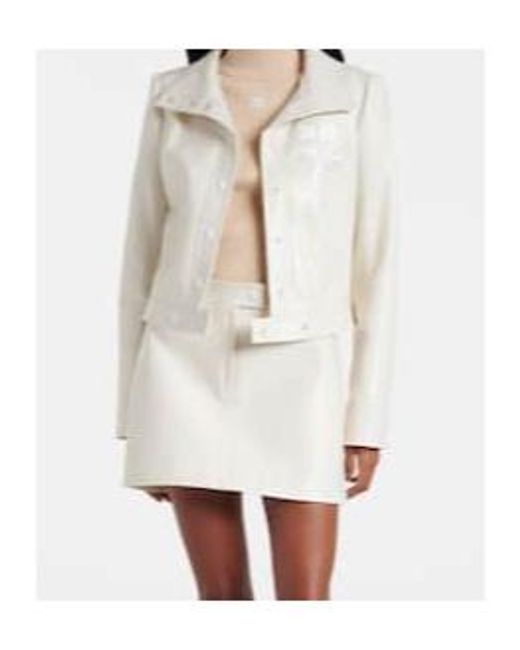Courreges White Long-Sleeved Casual Jacket