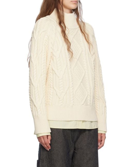 Boss Multicolor Mock-Neck Sweater