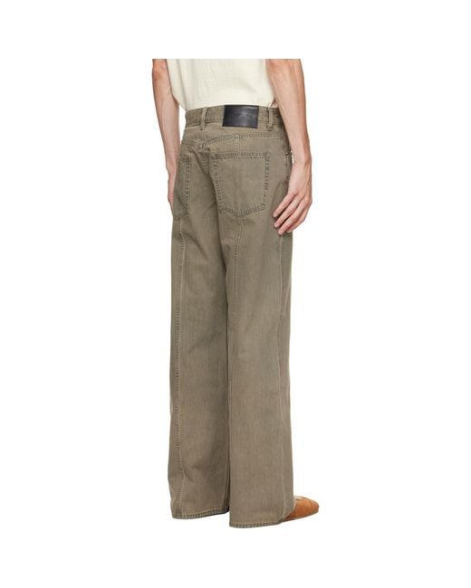 Helmut Lang Gray Belt Loop Jeans for men