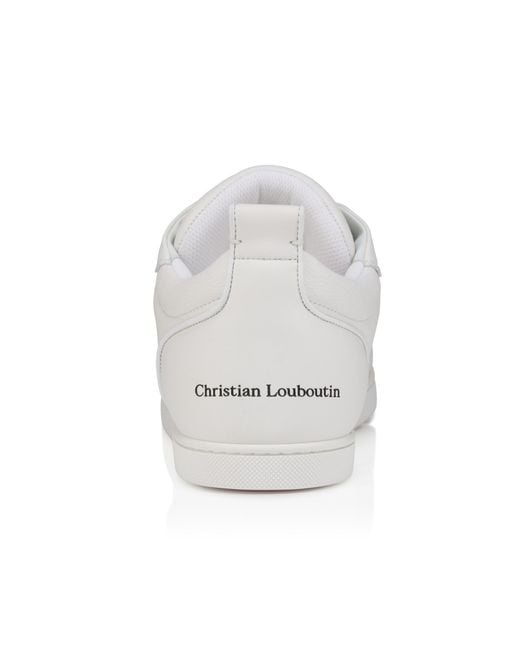 Christian Louboutin White Sk Vi Low-Top Sneakers for men