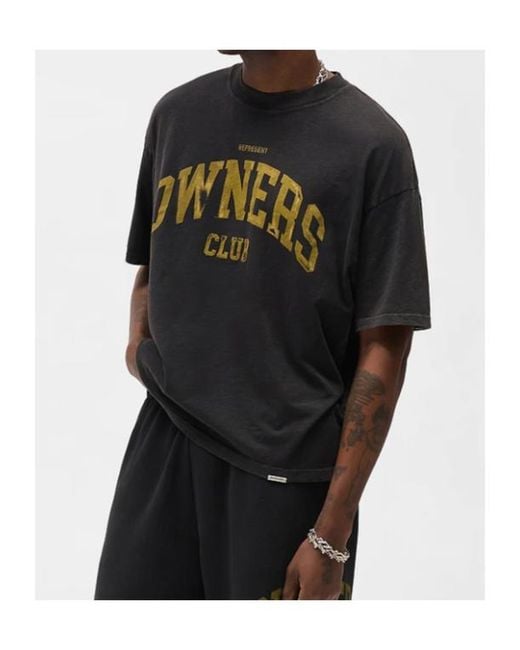 Represent Black Owners Club T-Shirt for men