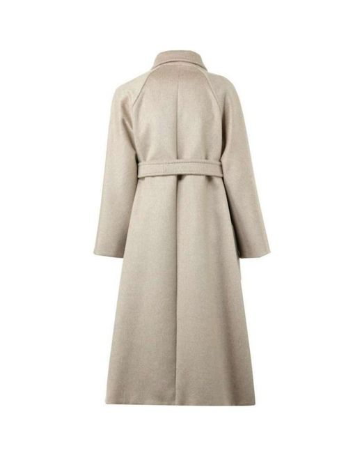 Max Mara Natural Double-Sided Ludmilla Icon Coat