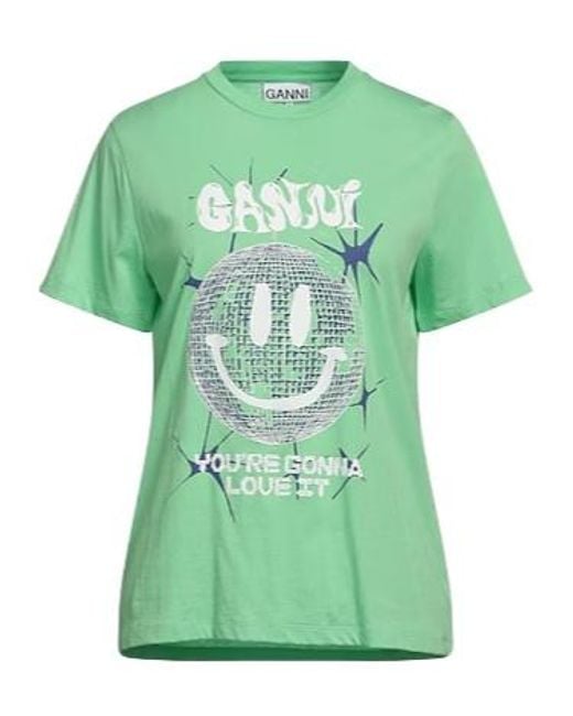 Ganni Green T-Shirts