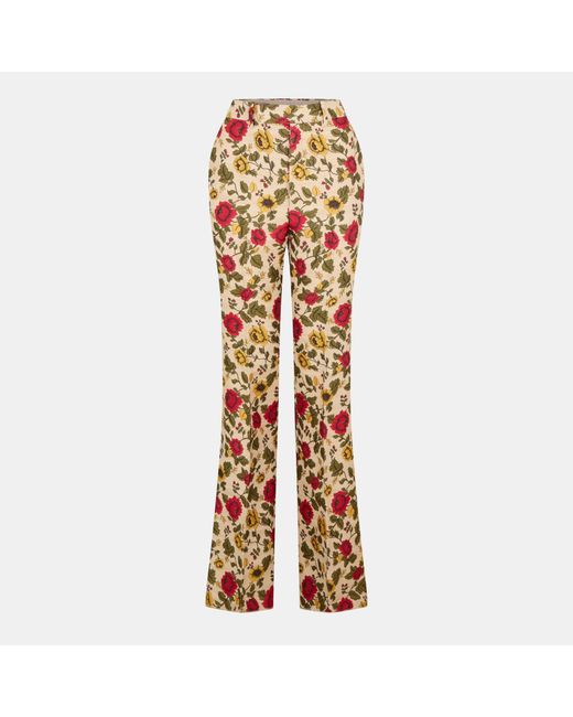 Gucci Metallic Bright And Fresh Trousers
