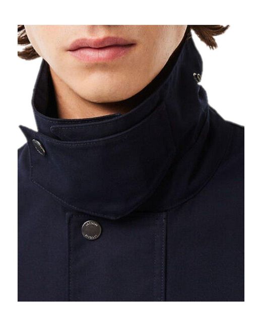 Lacoste Blue Casual Lapel Jacket for men
