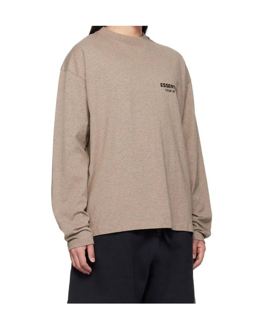 Fear Of God Natural Long-Sleeved T-Shirt for men
