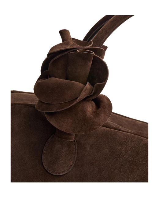 Magda Butrym Brown Double Handle Handbag
