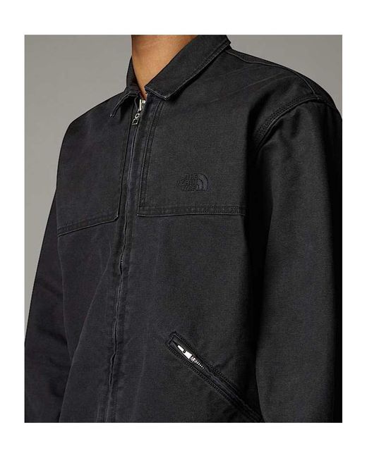 The North Face Black Cedar Canvas Work Jacket for men