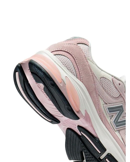 New Balance Gray Lace-Up Sneakers for men