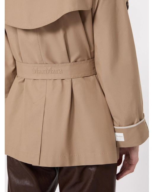 Max Mara Natural Long Sleeve Windbreaker
