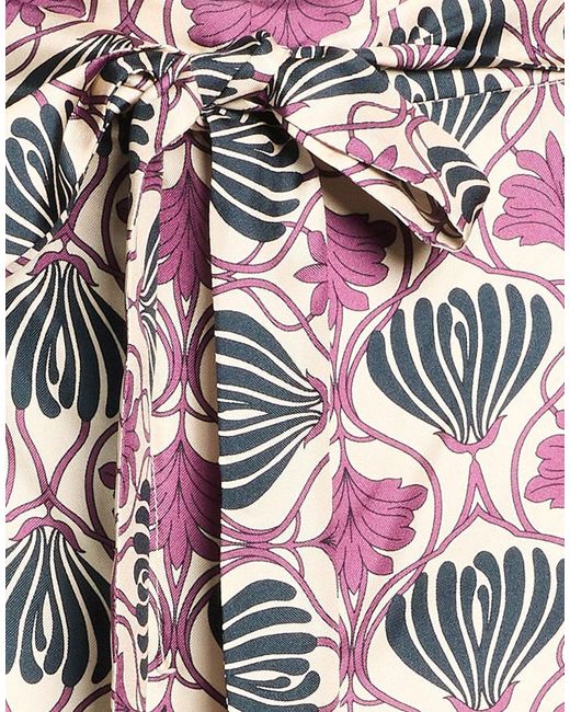 Max Mara White Printed Casual Trousers