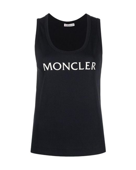 Moncler Black Logo Sleeveless Vest