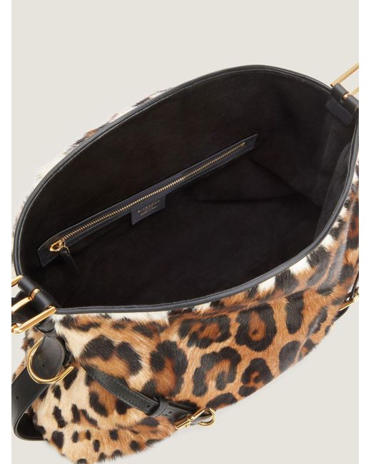 Givenchy Brown Leopard Printed Medium Voyou Bag