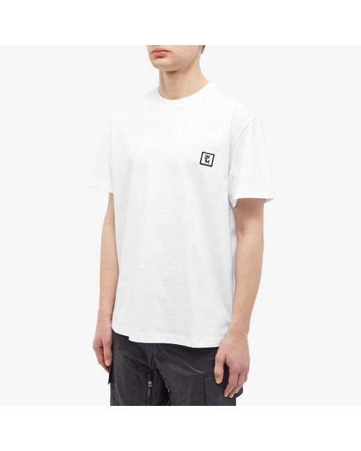 Wooyoungmi White Logo-Patch T-Shirt for men