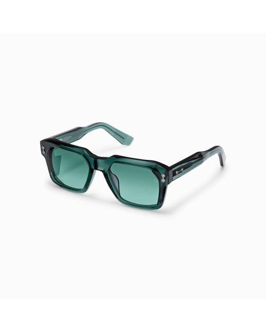 Akoni Green Full-Rim Sunglasses for men