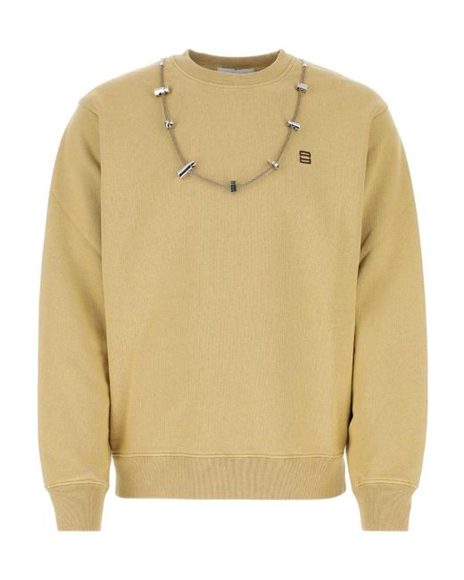 Ambush Natural Logo Embroidered Crewneck Sweatshirt for men