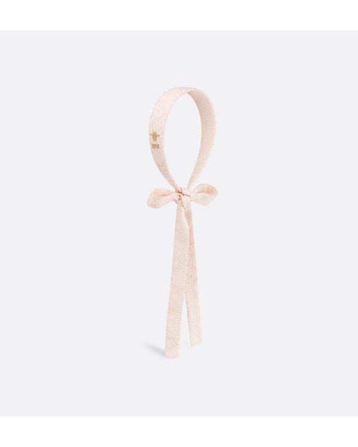 Dior White Kids' Headband