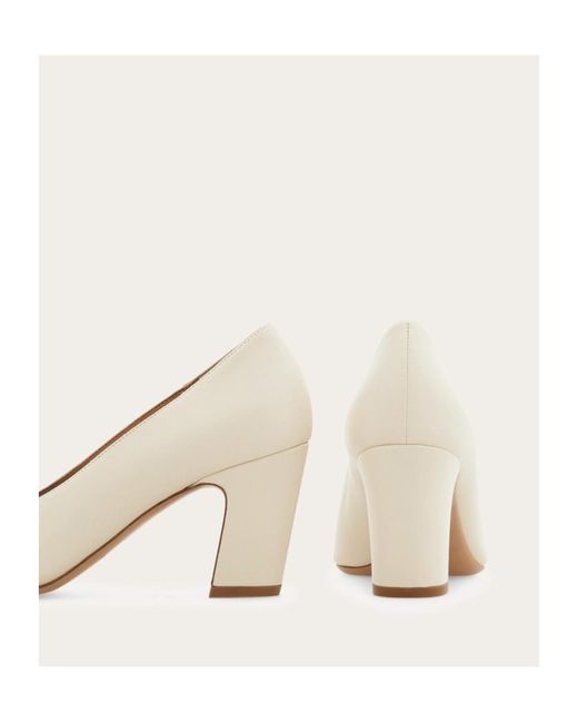 Ferragamo Metallic Ferragamo Oxide 70 Buckle Heeled Pumps