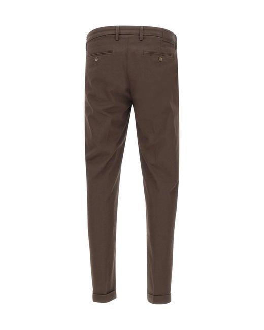 Re-hash Brown Mucha Slim-Fit Chinos for men