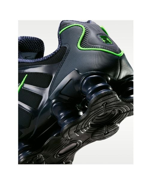 Nike Blue Shox Tl Mesh Sneakers for men