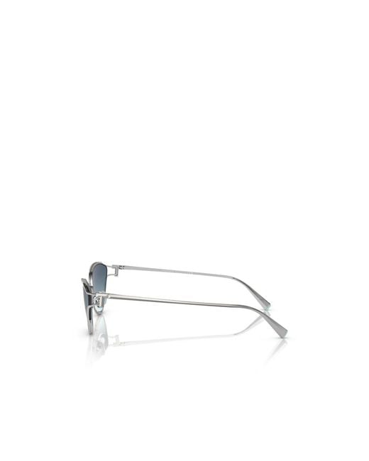 Tiffany & Co Blue Cat's Eye Sunglasses