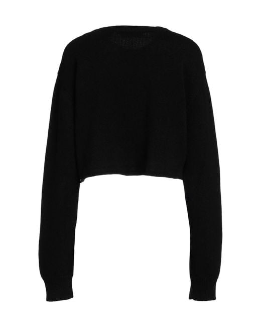 Dolce & Gabbana Black Crew Neck Knit Sweater