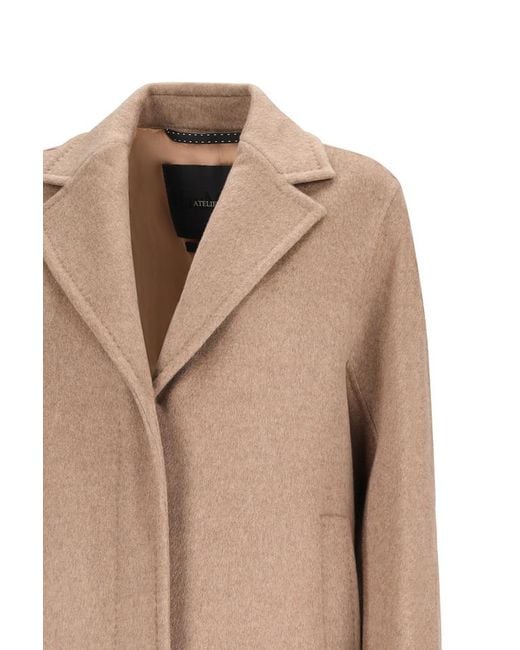 Max Mara Natural Ardenne Long-Sleeved Coat