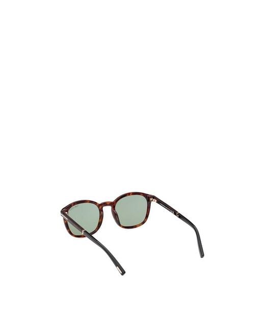 Tom Ford Metallic Eyewear Square Frame Sunglasses for men