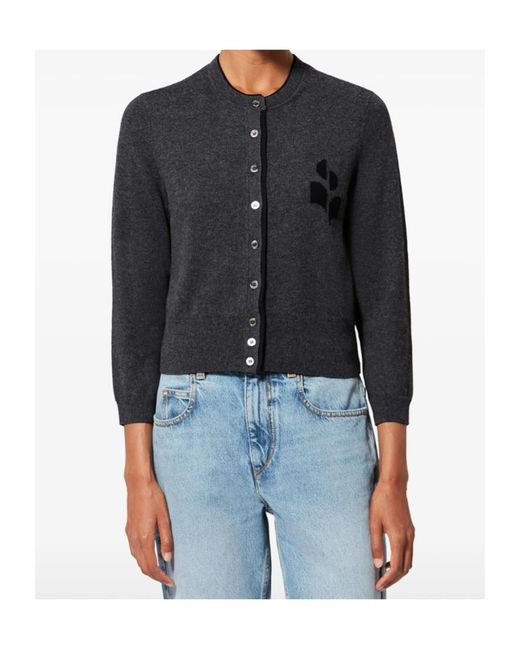 Isabel Marant Blue Isabel Marant Étoile Lona Crewneck Cardigan