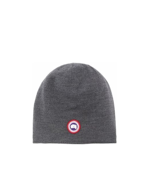 Canada Goose Gray Logo Decal Hat for men