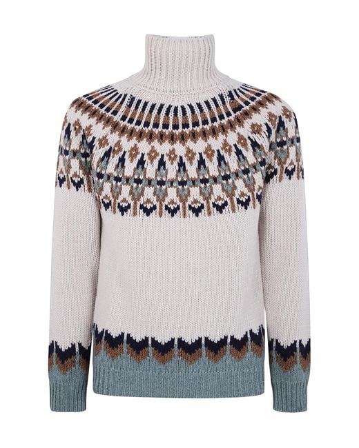 Dondup Gray 'Dolcevita' Turtle Neck Sweater for men