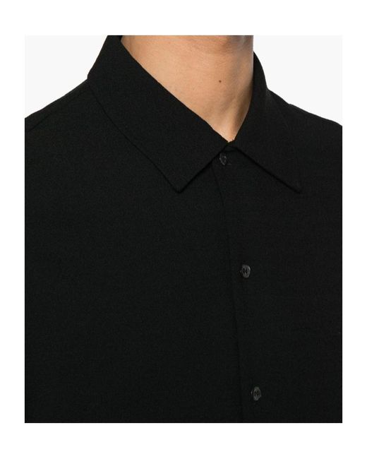 Séfr Black Button-Down Shirt for men