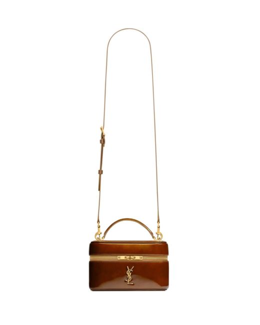 Saint Laurent Natural Gaby Vanity Bag