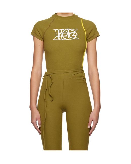 OTTOLINGER Green Short-Sleeved Bodysuit
