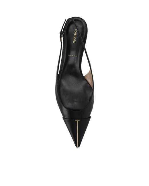 Tom Ford White Pointed-Toe Sandals