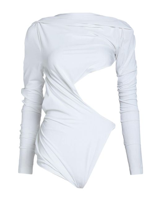 Jacquemus Blue Solid Color Tops