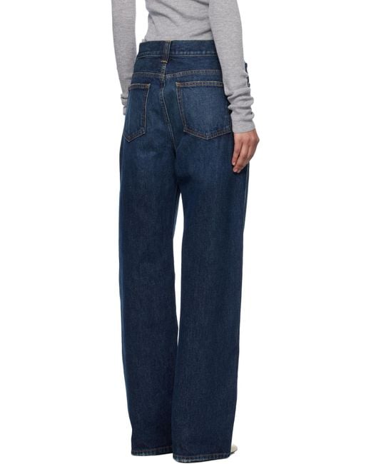 Khaite Blue Bonnie Jeans