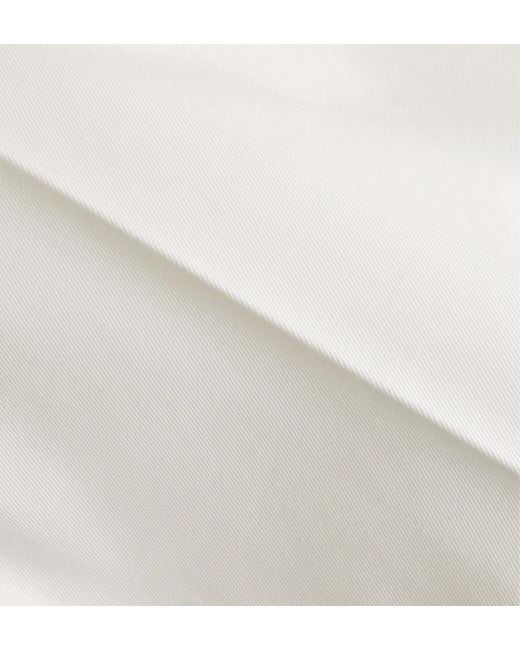 Dior White Belt Loop Shorts