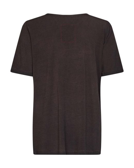 Uma Wang Black Short-Sleeved T-Shirt