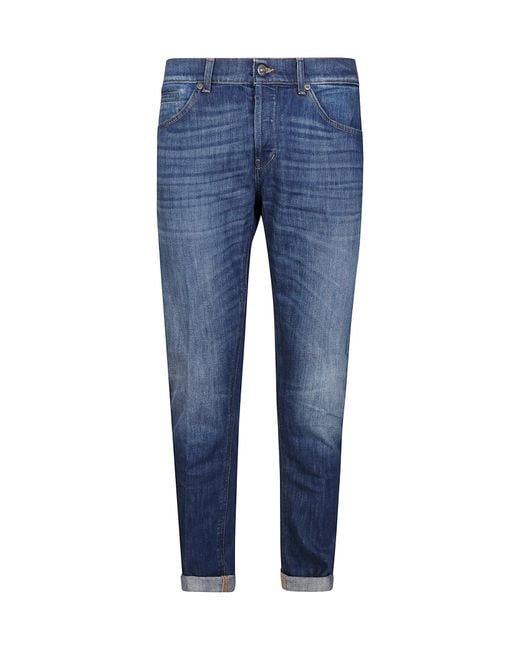 Dondup Blue Slim Fit Jeans for men