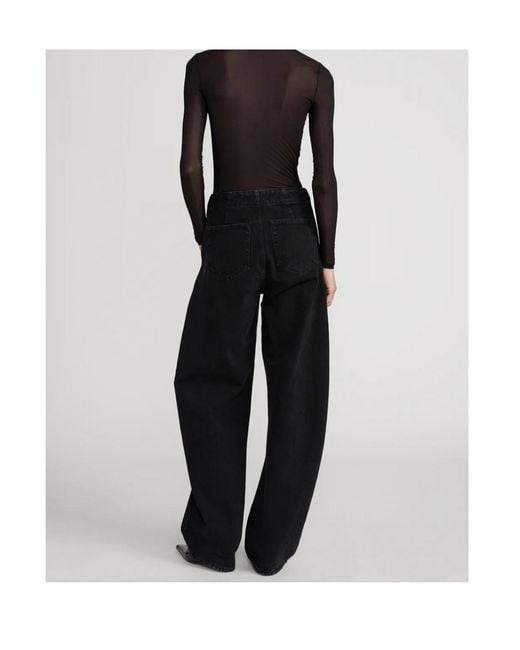 FRAME Black The Zip Jean