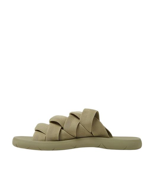 Bottega Veneta Green Weaving Detail Sandals for men