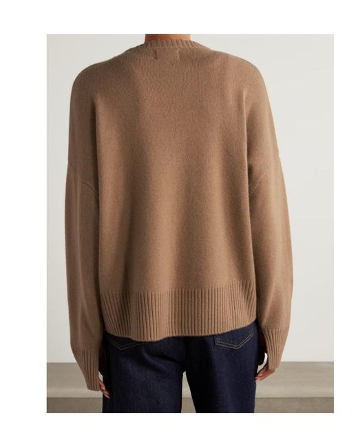 Loulou de Saison Brown Anton Crew-Neck Sweater