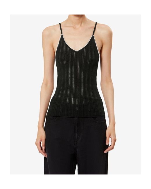 Isabel Marant Black V-Neck India Pullover