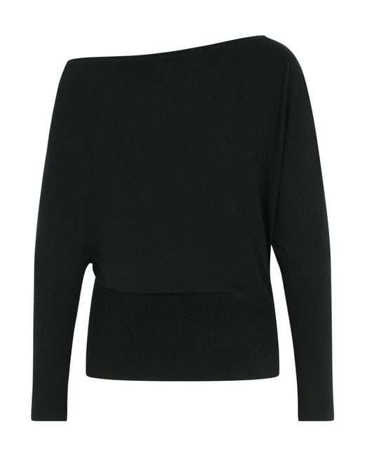 Jonathan Simkhai Black Lavina Off-Shoulder Top